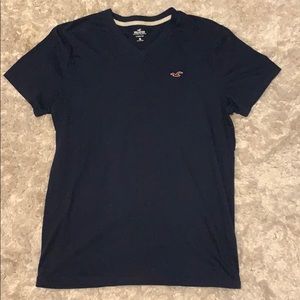 Hollister V-Neck Medium Navy Blue